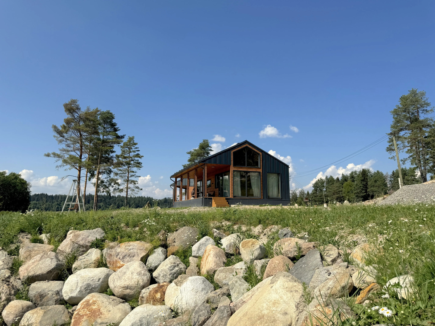 Частный дом Домики Ихоярви на озере (дом 4)