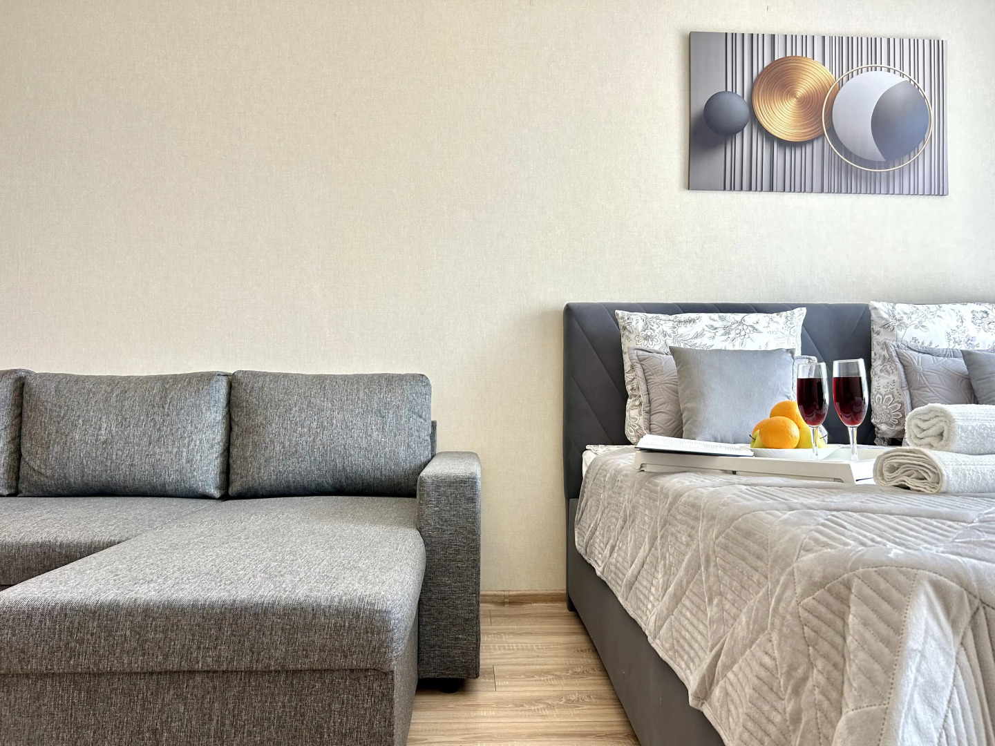 Апартаменты FSF В Географическом Центре с Дистанционным Заездом