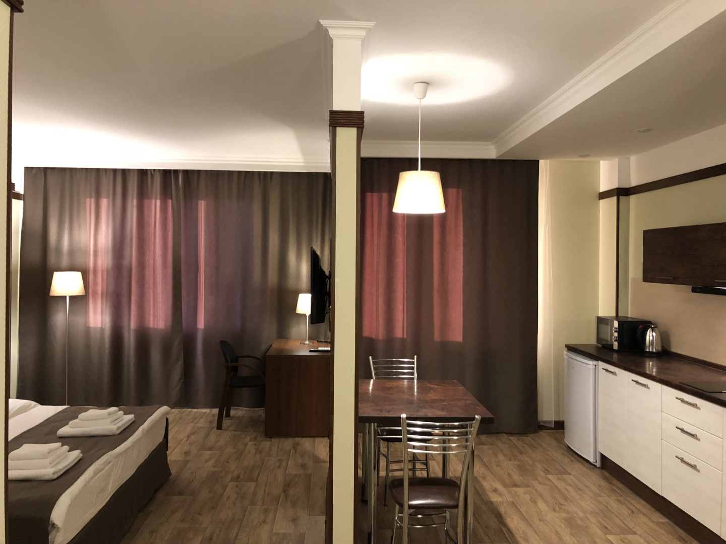 Квартира на Пушкаревском кольце Фисташка