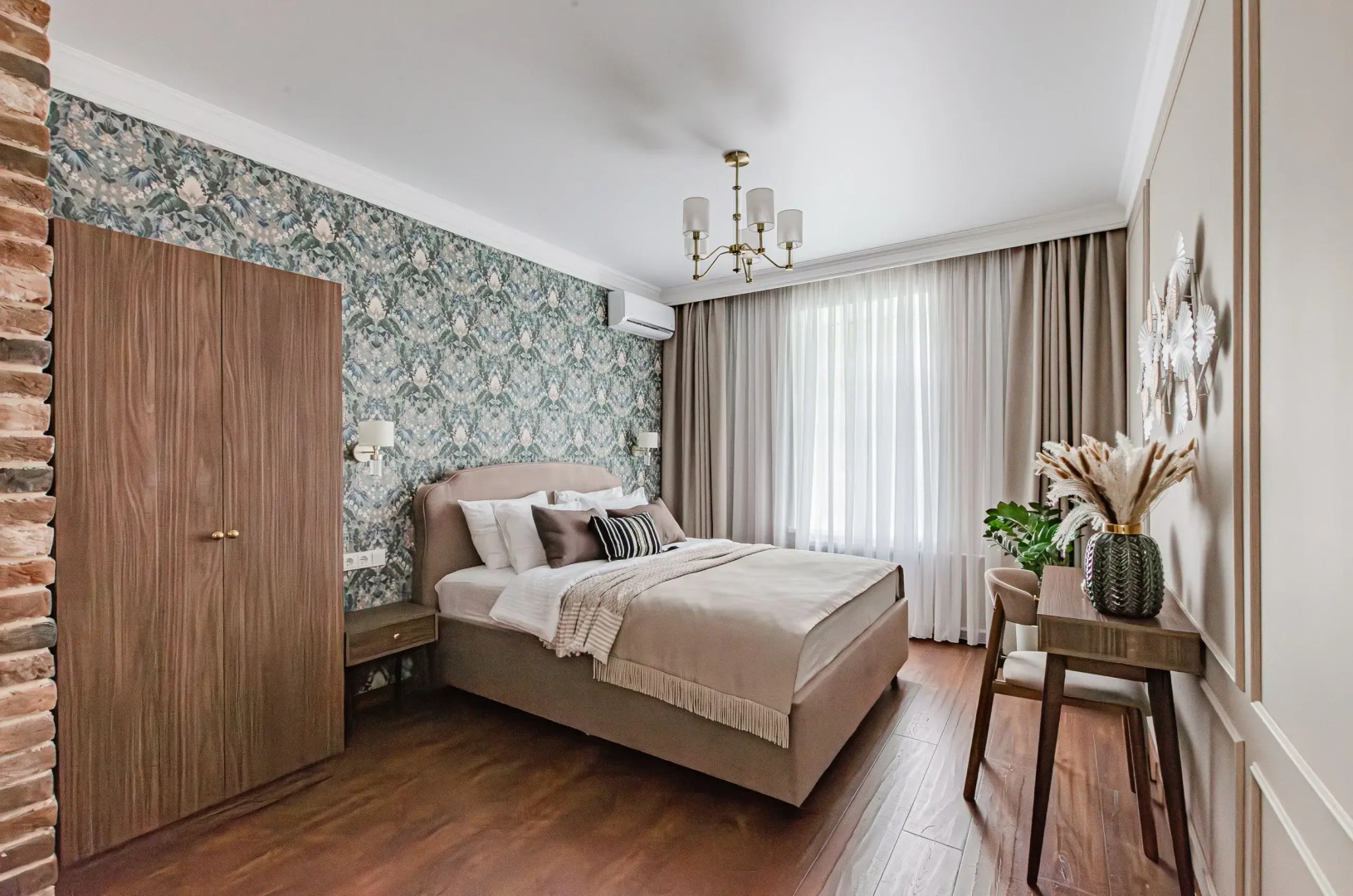 Квартира Атмосферная в центре города с двумя спальнями