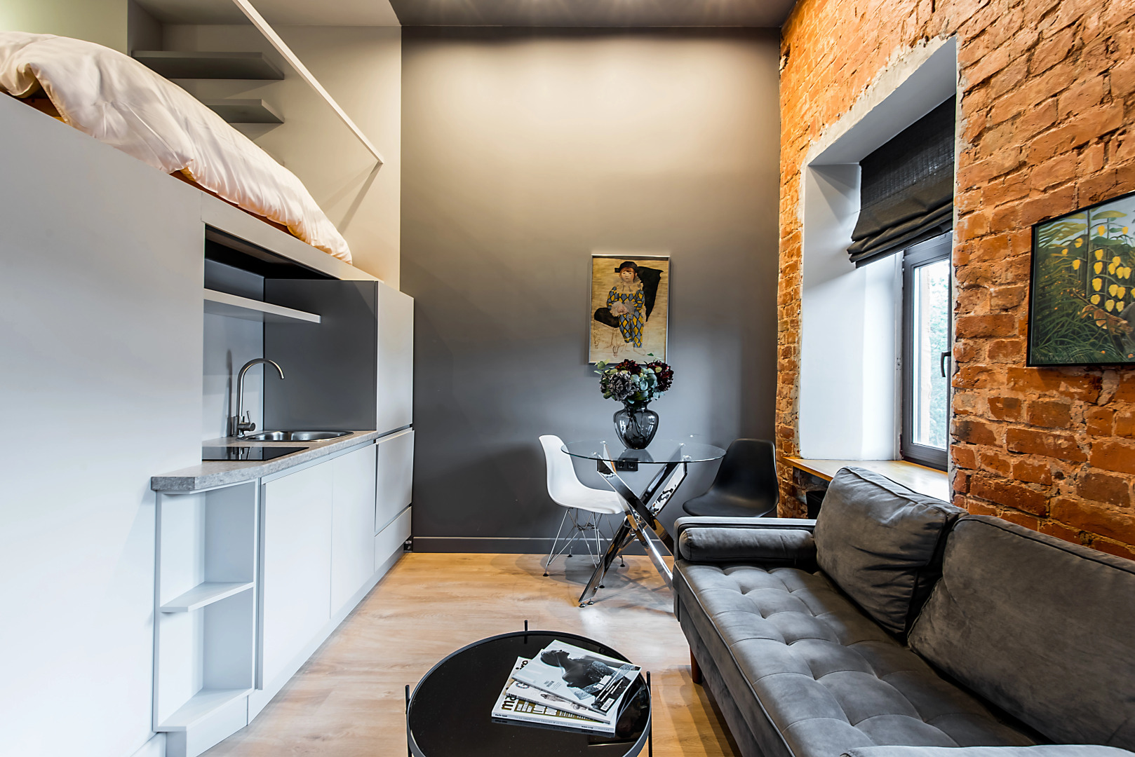 Апартаменты Loft Retro Lucky Room у метро Бауманская