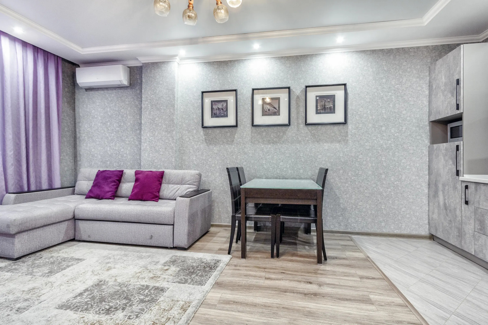 Апартаменты 42 Самый центр, вид на горы