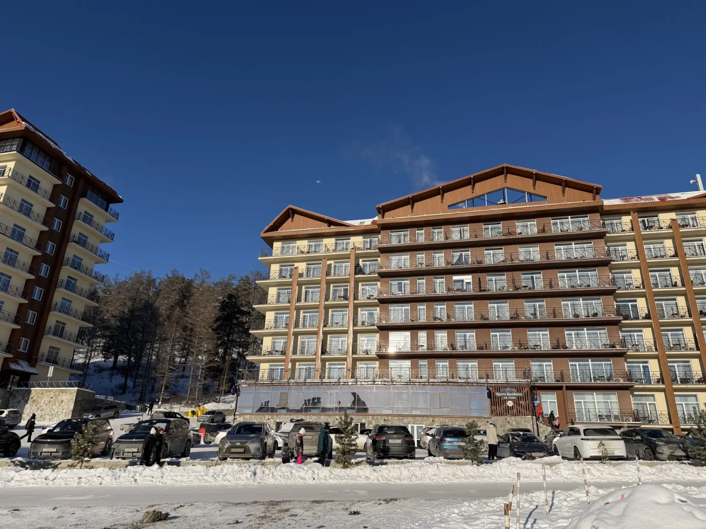 Апартаменты 518 Sport residence студия и спальня угловой