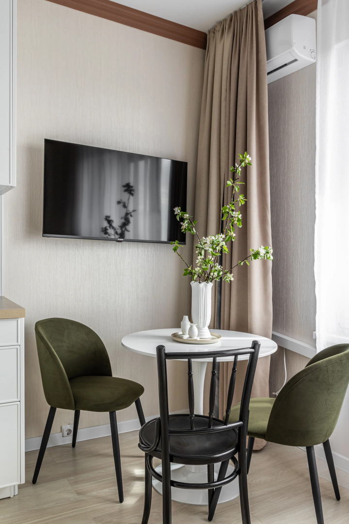 Квартира Moscow Deluxe Apartments Comfy Studio Berzarina