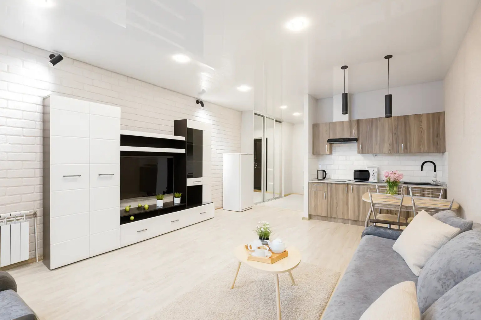 Квартира Уютная студия с видом на город