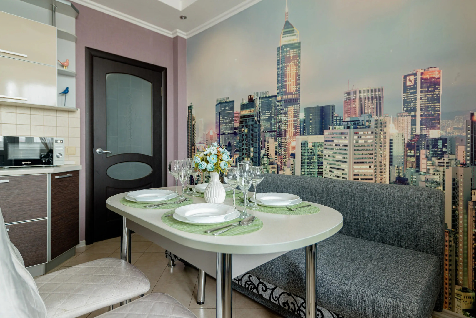 Квартира 1-к в престижном мкр. на Сельской 39/6 с красивым видом на Волгу от RentAp, 5 сп.мест