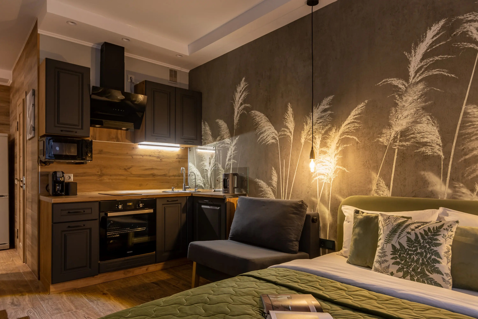 Квартира Ютно Колосья с качелью на балконе и видом на сосны в Зеленогорске