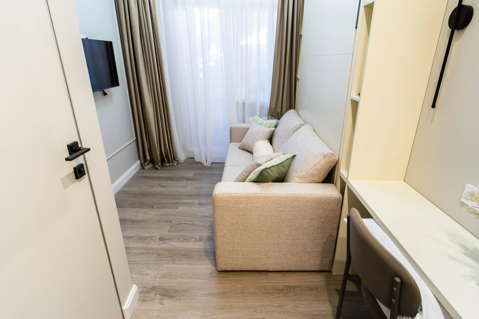 Квартира Квартира-студия, 18 м², 1 кровать