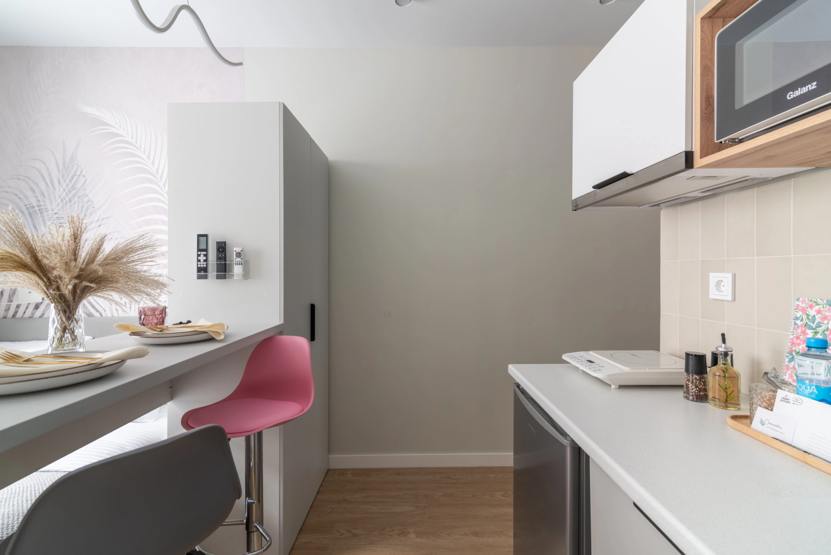 Квартира студия, романтичный дизайн