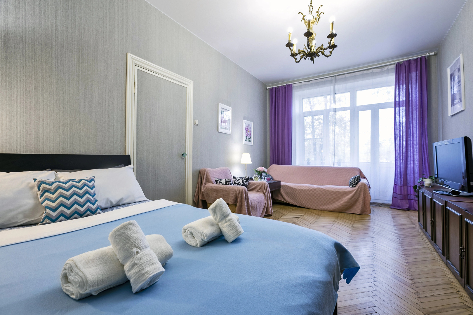 Апартаменты отличная однокомнатная квартира