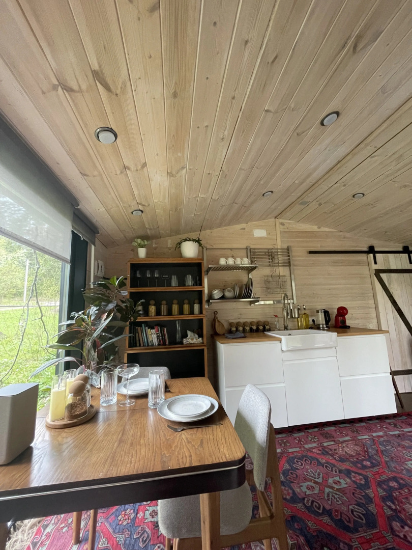 Бунгало С террасой и чаном