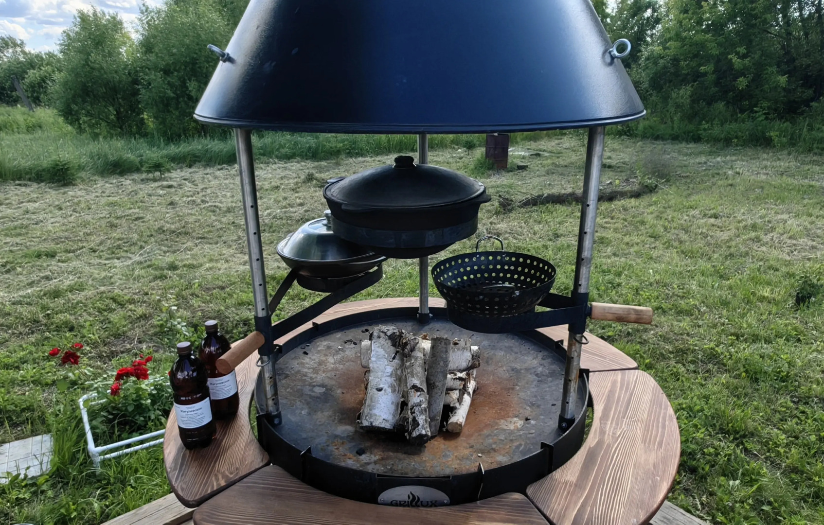 Частный дом с зоной Барбекю