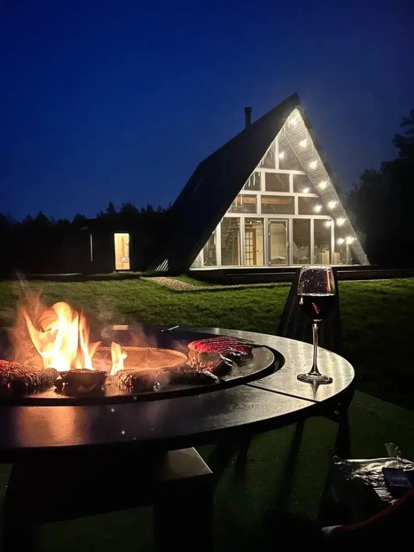 Частный Дом A-frame Дом Ели Тут