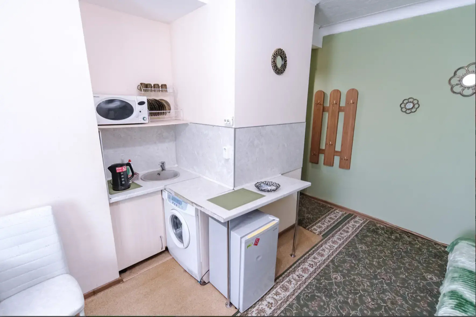 Апартаменты Зеленый шелк рядом с парком в центре города