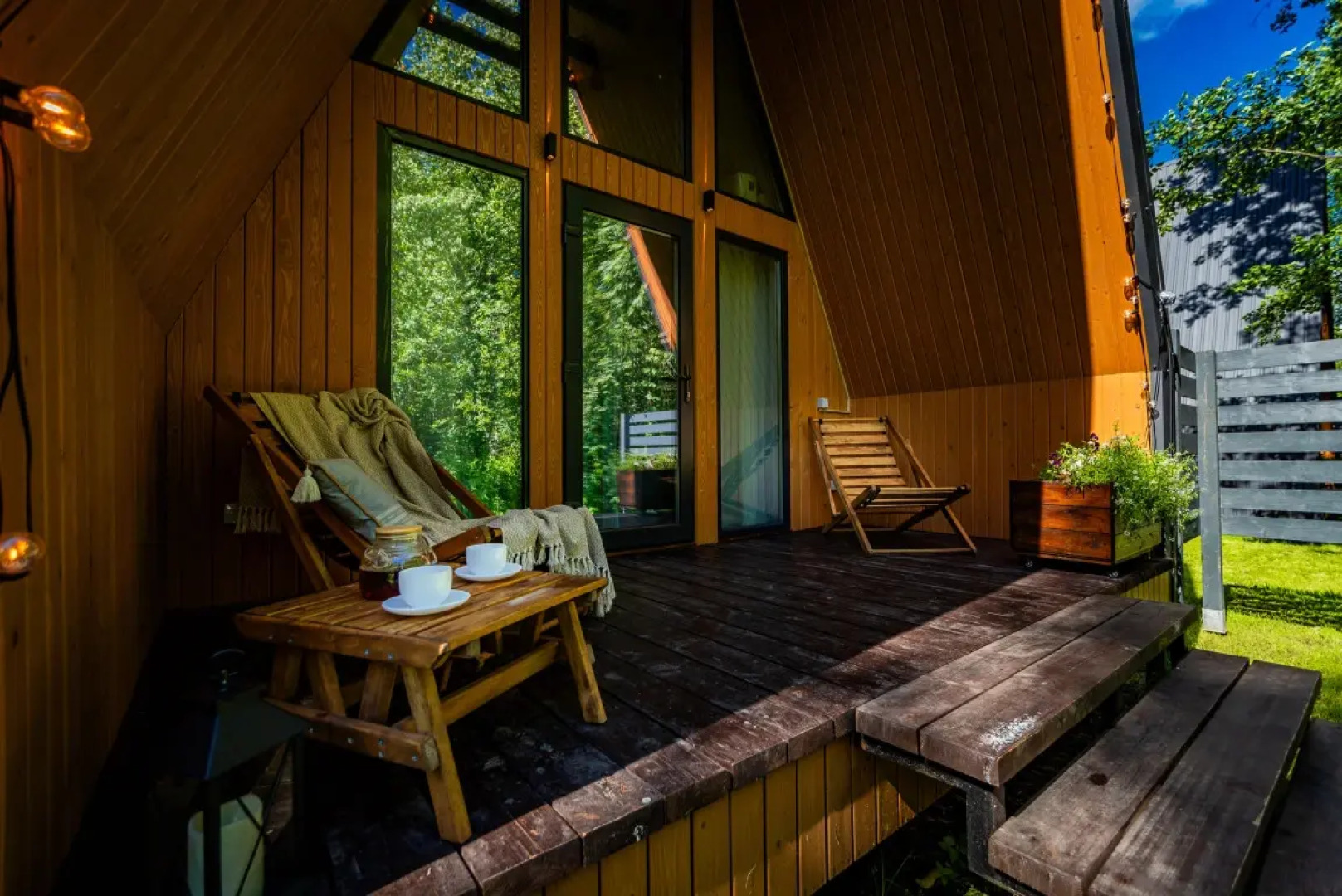 Частный Дом Афрейм с видом на лес №2