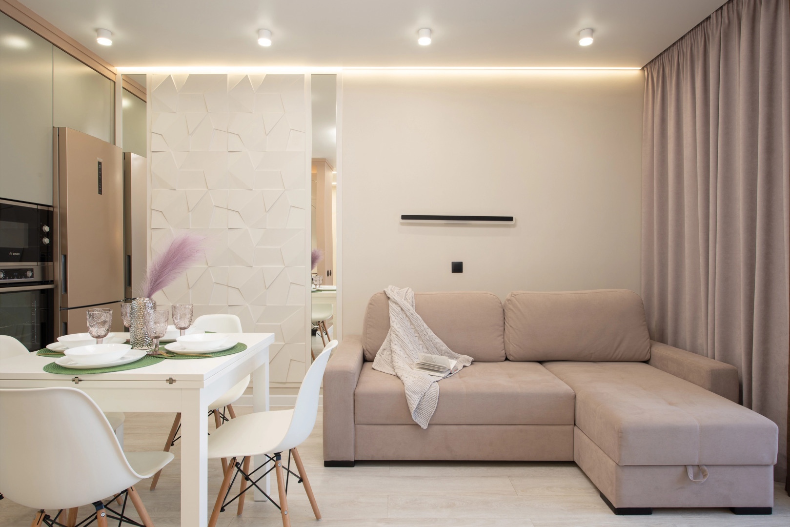 Квартира с дизайнерским ремонтом в Айвазовский City