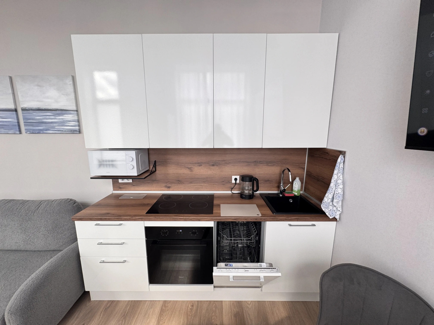 Квартира 1-к. квартира, 40 м², 2 кровати