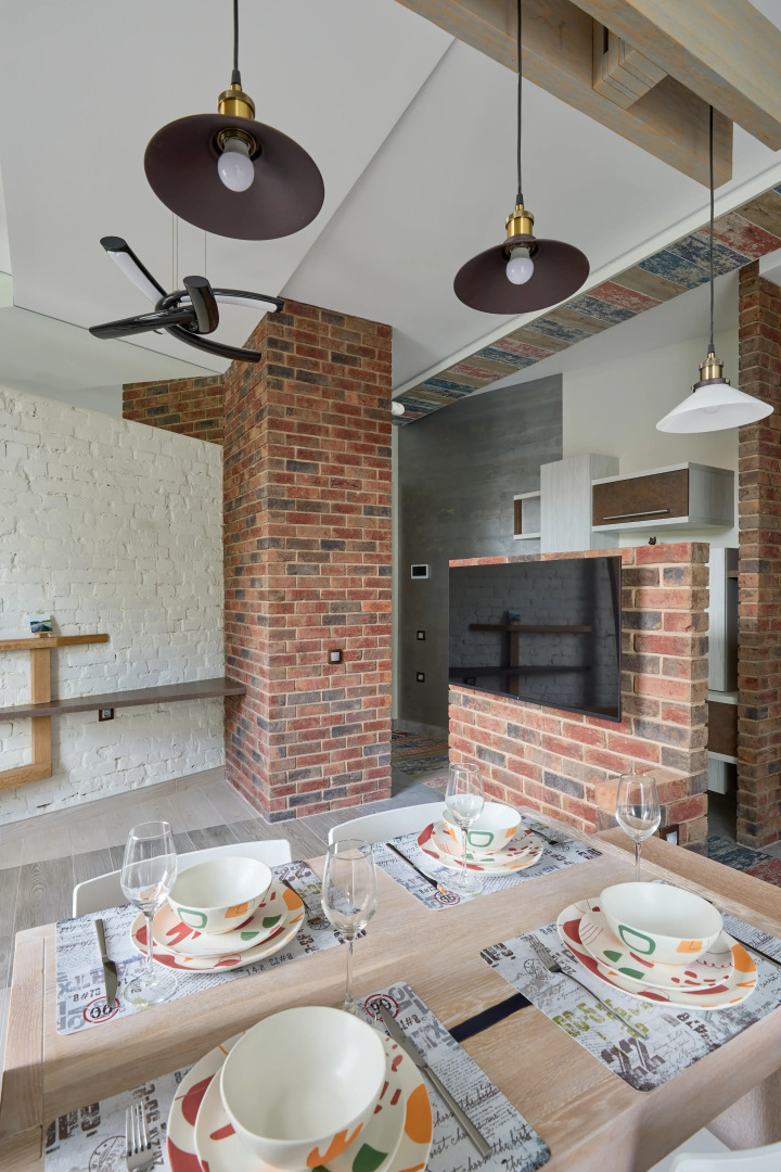 Апартаменты Кирпичный шик: апартаменты с историей и стилем