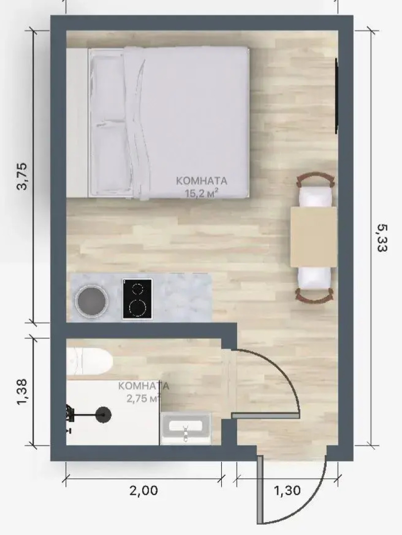 Апартаменты TopHouse на Калинина 105, 6
