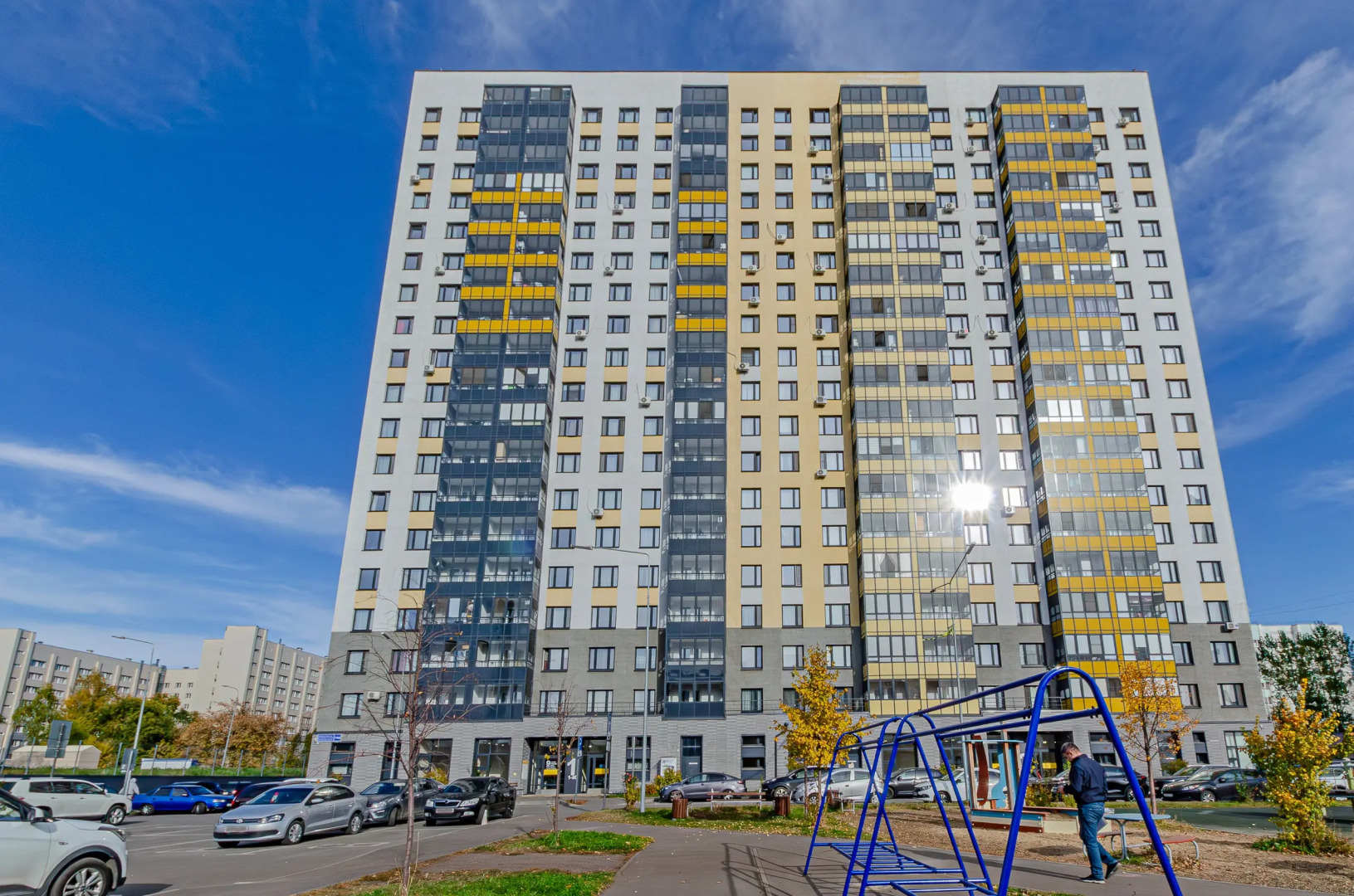 Квартира Уютная квартира в новом современном жилом комплексе