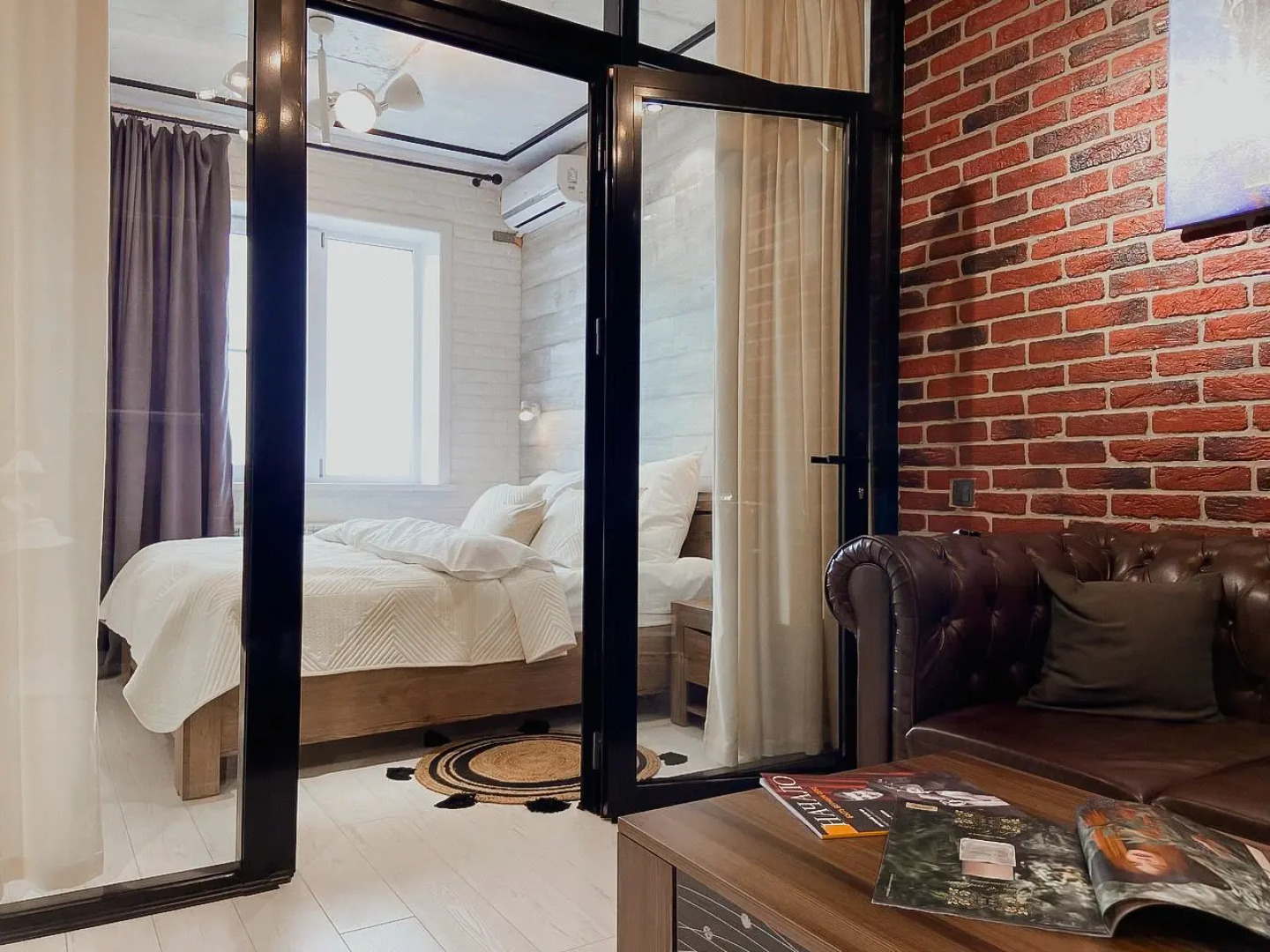 Квартира Green FOX от дизайнера в стиле Лофт