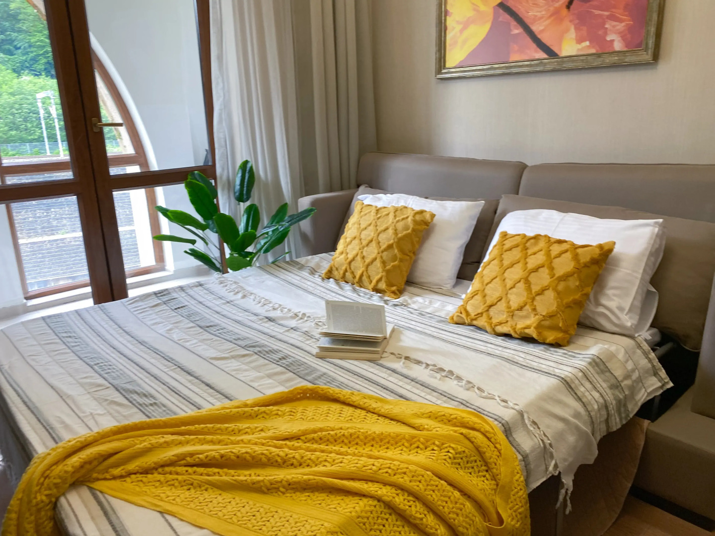 Однокомнатная квартира с Видом на Горы в 300м от Подъёмника