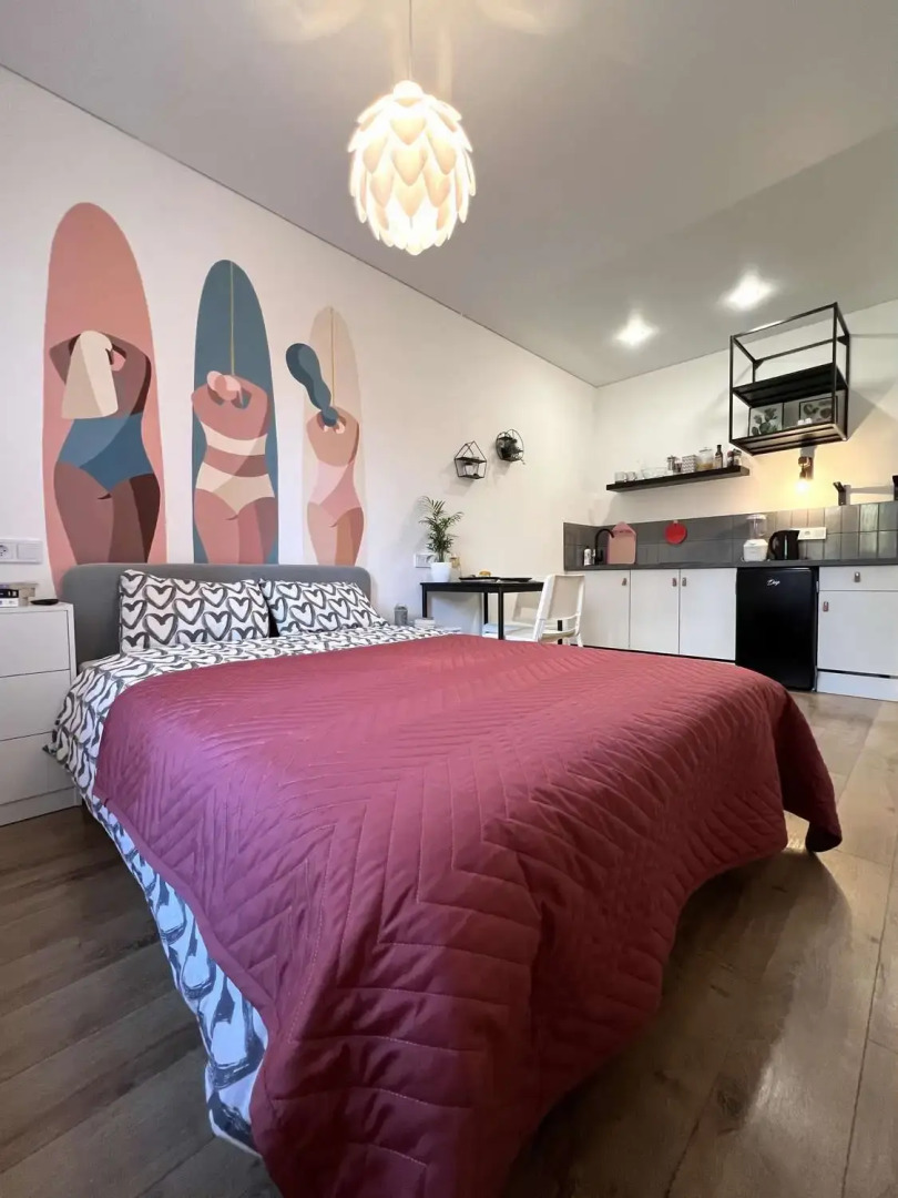 Апартаменты Дизайнерская уютная студия на балтийском побережье