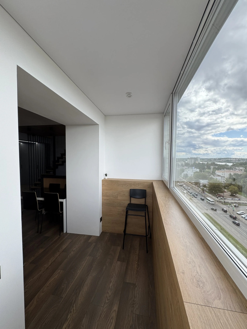 Апартаменты Двухуровневая студия с захватывающим видом на город