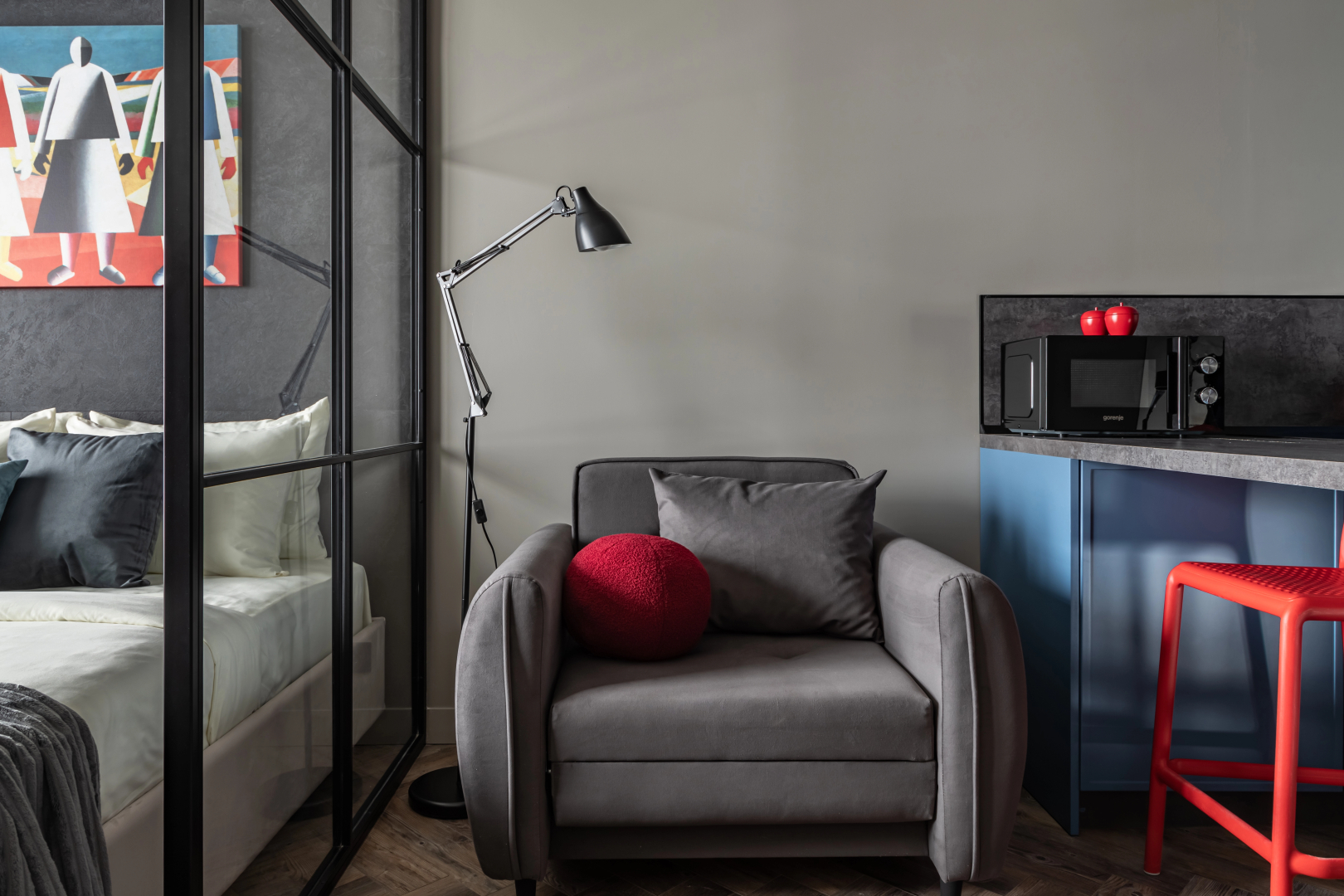 Квартира Moscow Deluxe Apartments Myata Grand Loft Малевич