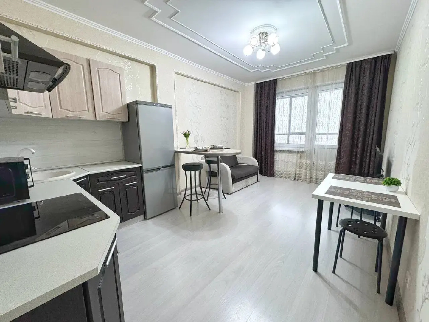 Квартира 1-к Квартира на Октябрьском Проспекте 117