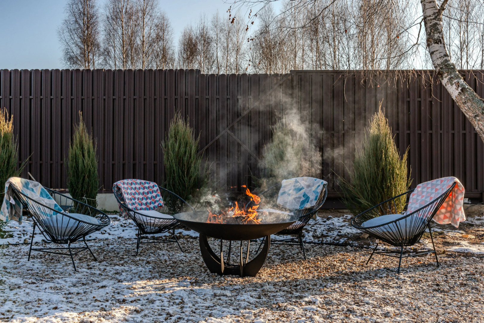 Частный Дом с камином, сауной и панорамными окнами