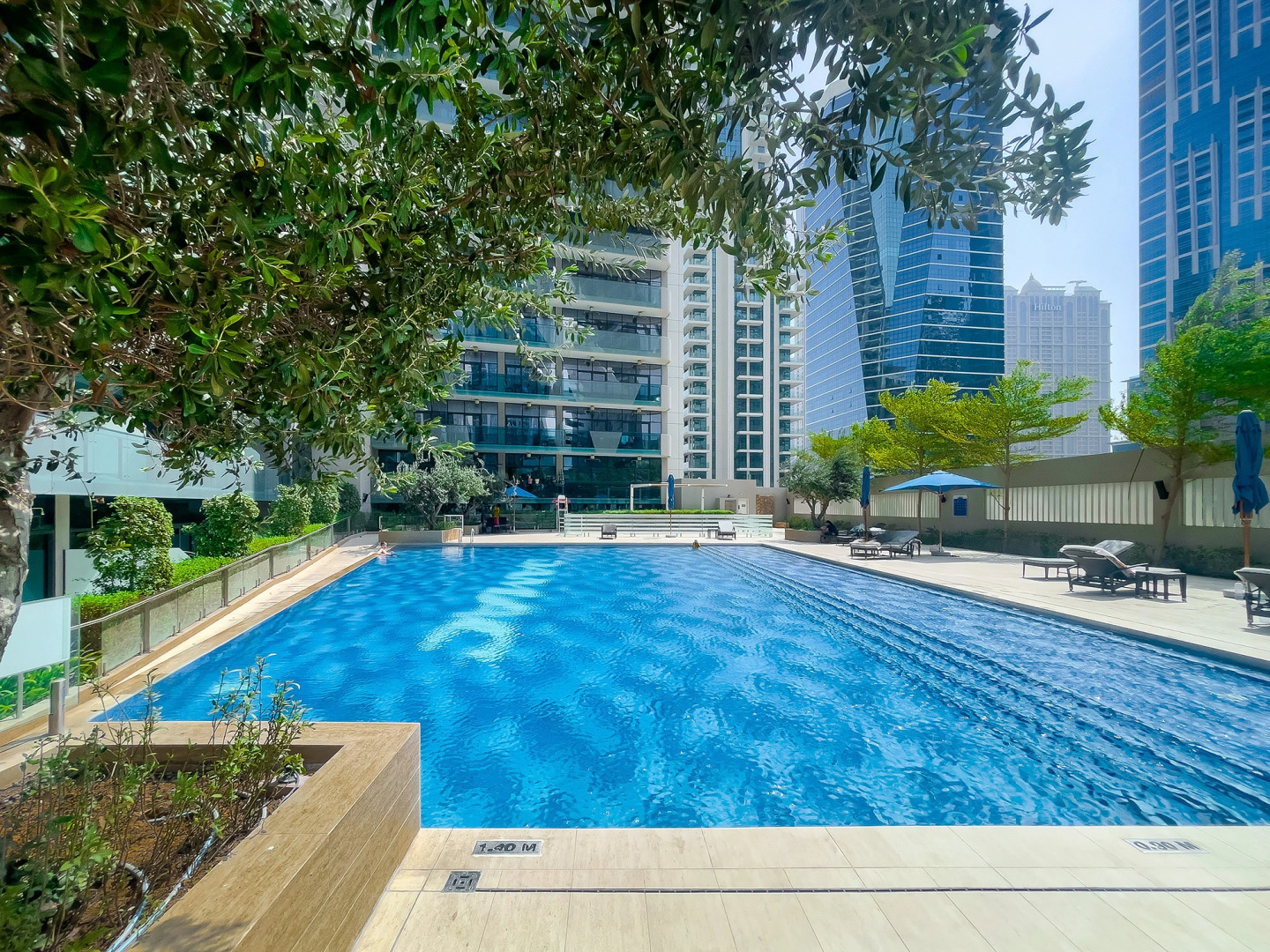 Апартаменты Stylish 1BR at Damac Merano Tower with Great View