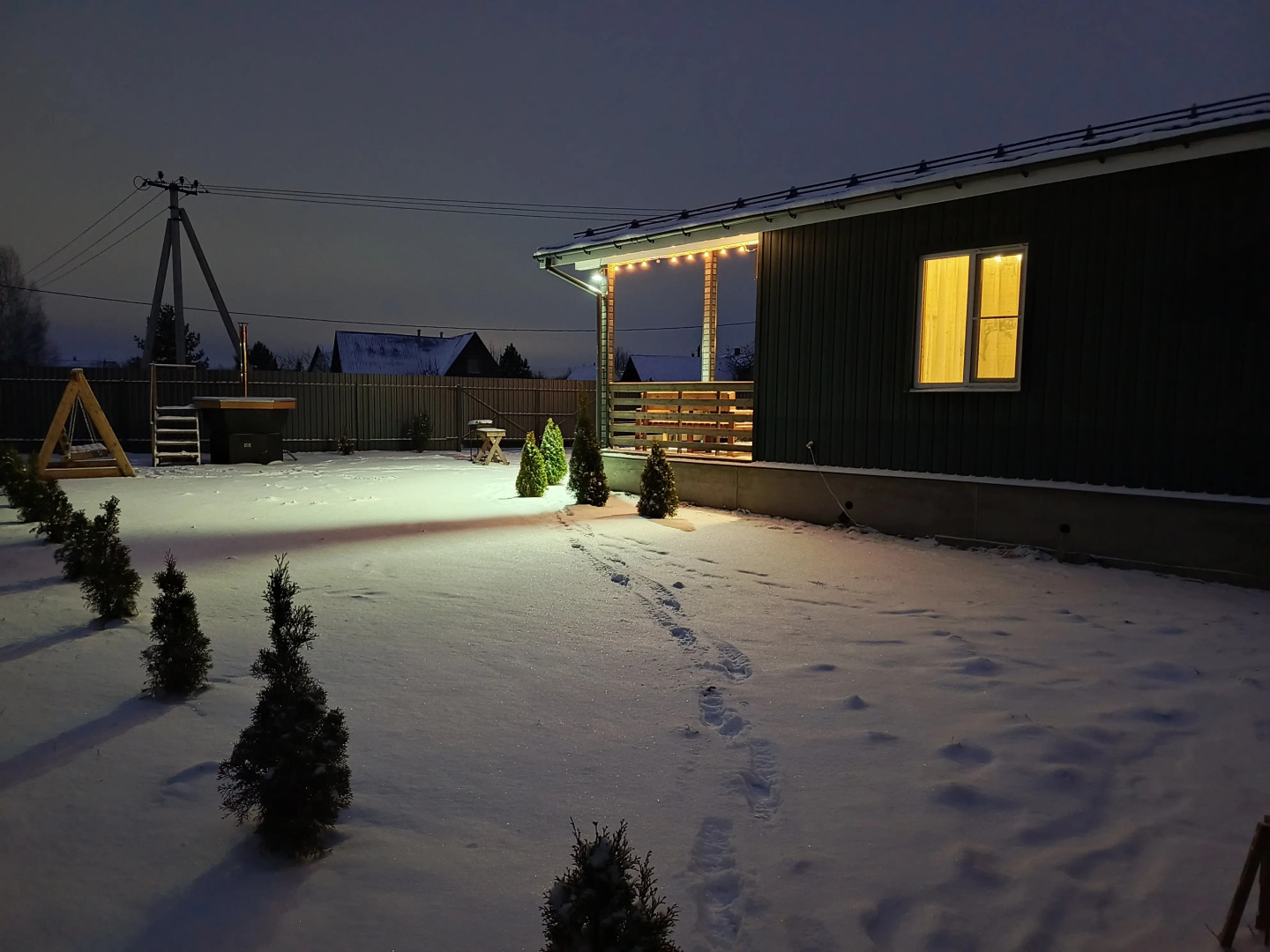 Частный дом Флотский домик с чаном