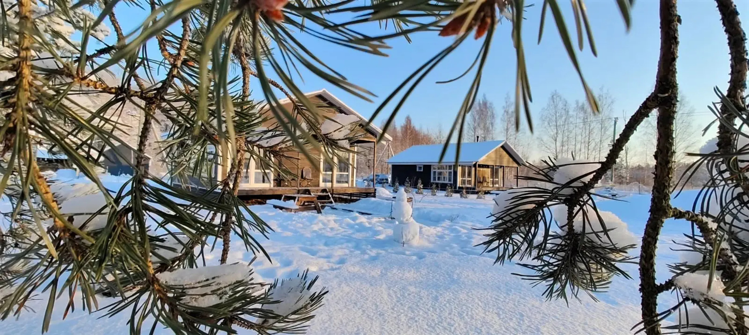 Шале с видом на сад