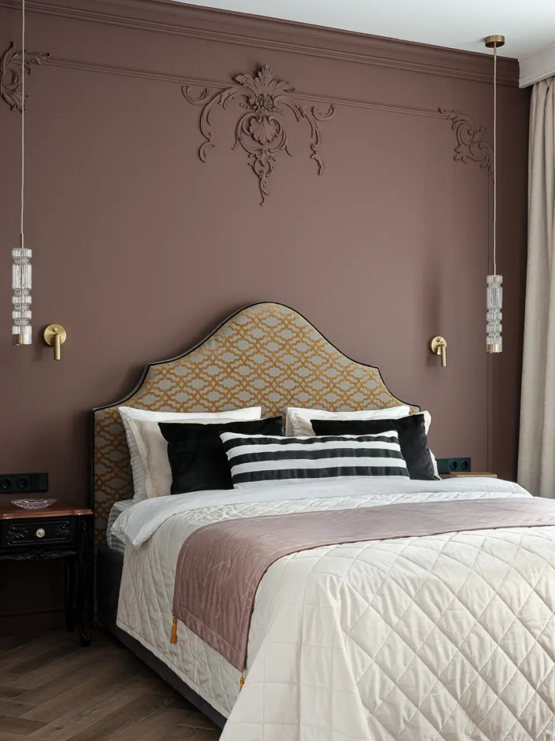 Квартира с авторским дизайном LetYourFlat Burgundy