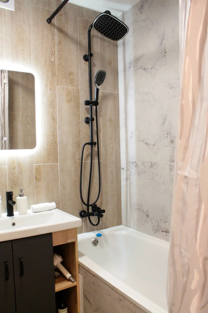 Апартаменты Однокомнатная светлая квартира