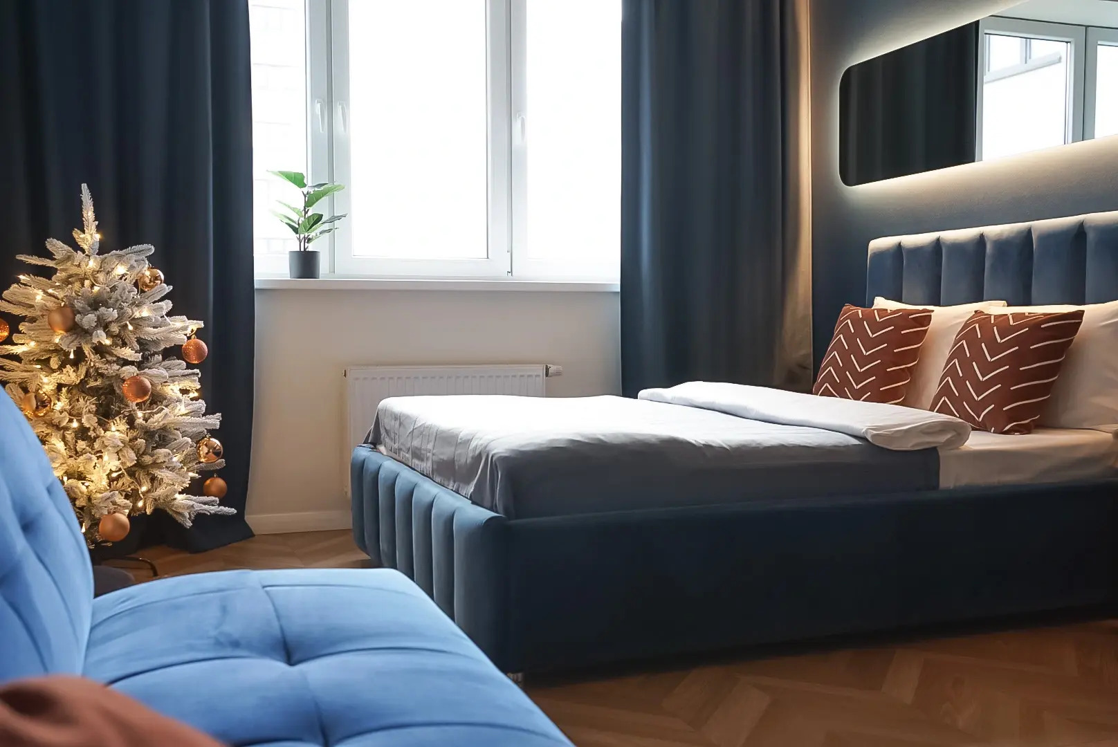 Апартаменты Pavlov Тёмно-синяя