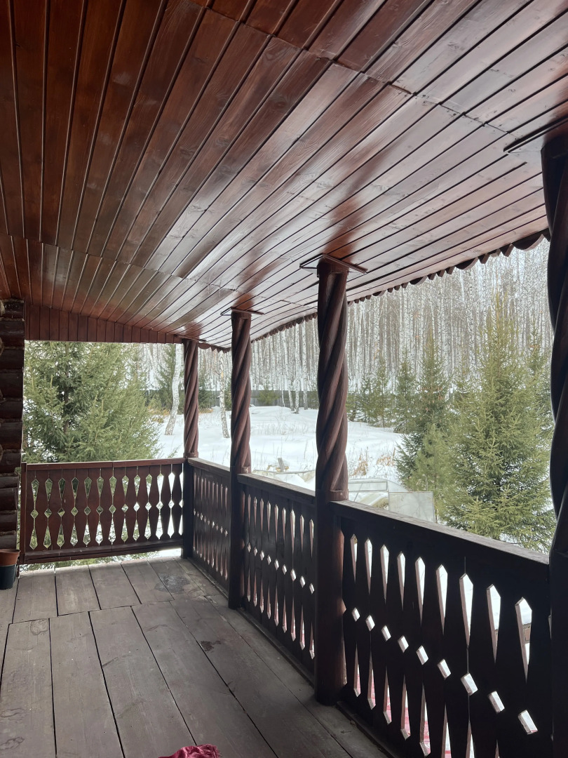 Коттедж на 17 гостей с красивым видом из окна и террасой