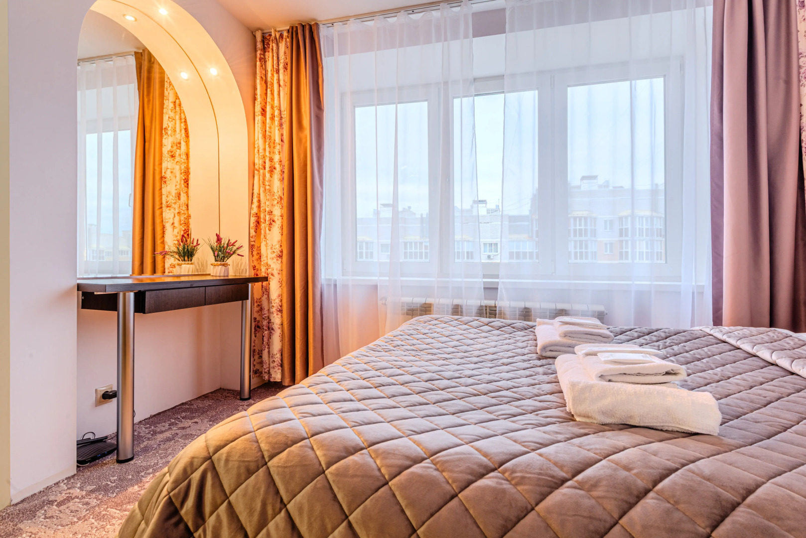 Квартира 1-к в тихом зеленом районе на Лукина 4 от RentAp, 4 сп.места