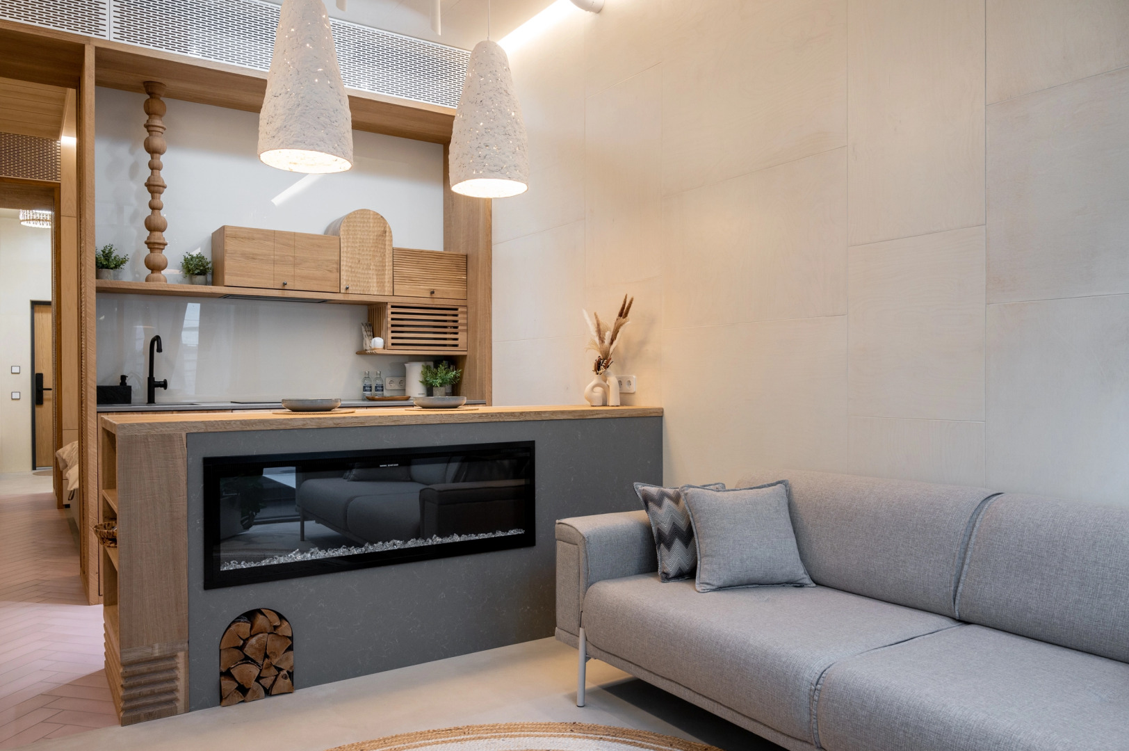 Апартаменты Top Rooms Дизайнерские Эко-Апартаменты с Камином Маяковская Патриаршие Пруды