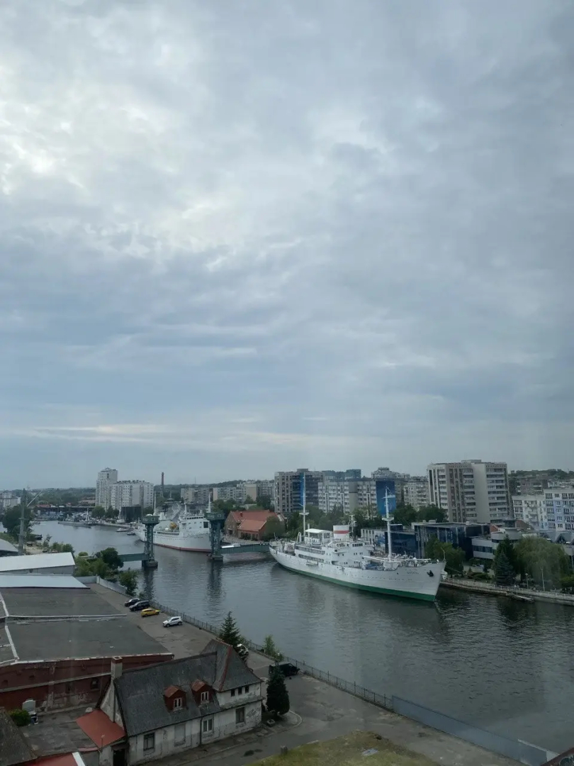 НаМореApartment's Квартира с видом на реку Преголь и музей