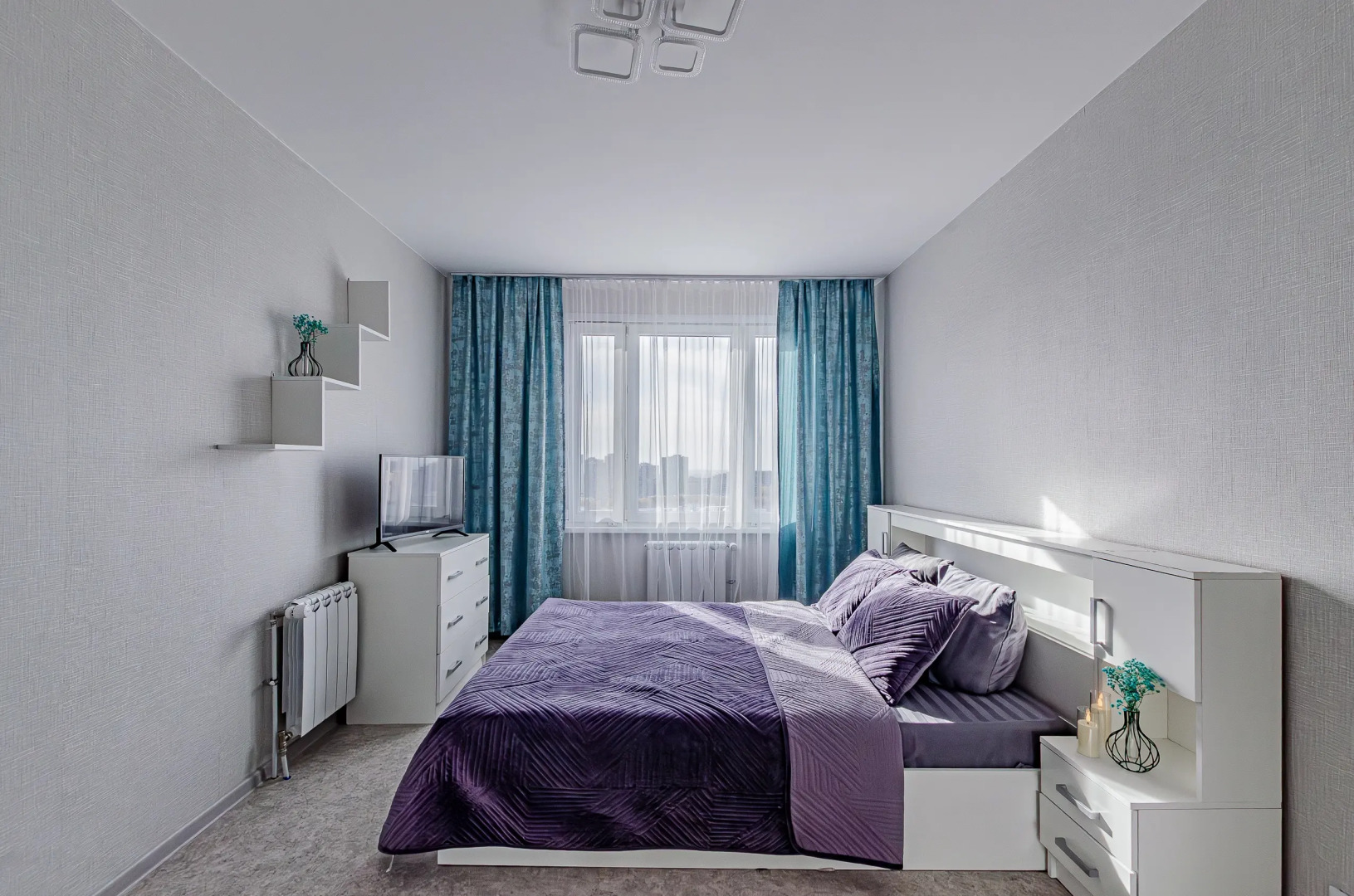 Квартира Уютная квартира в новом современном жилом комплексе