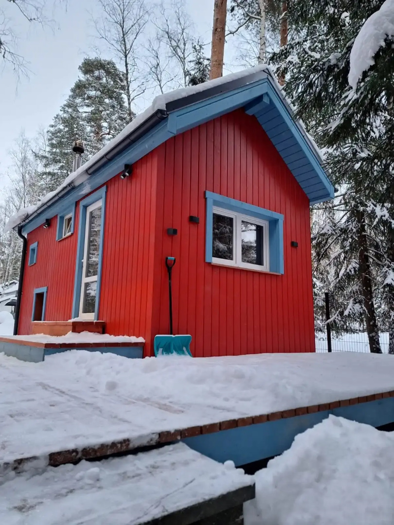 Частный дом в Заветах Ильича с розовой гостиной