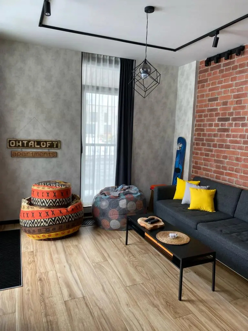 Апартаменты Охта Парк Ohta Loft Apartments с террасой