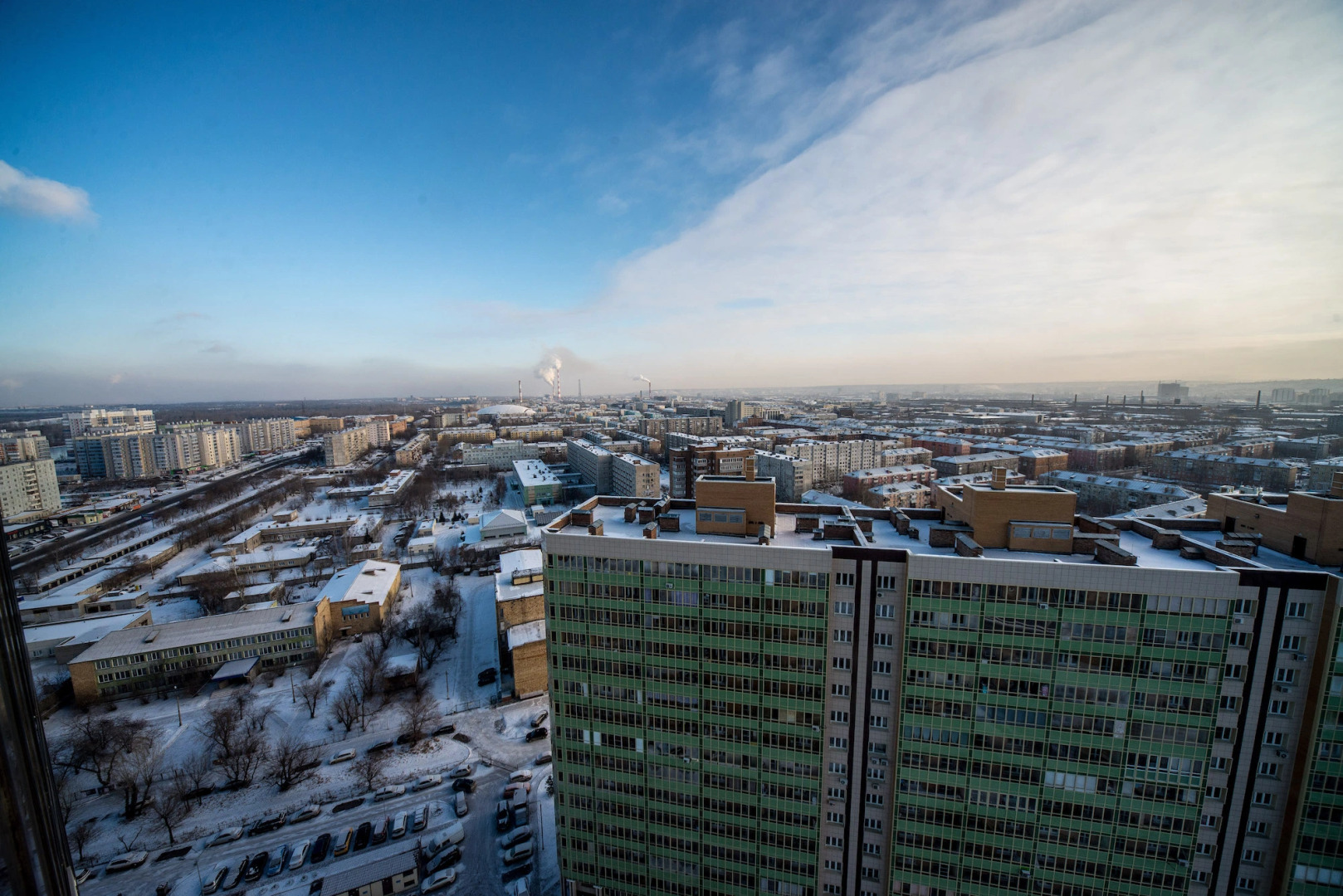 Квартира на 22 этаже с видом на город