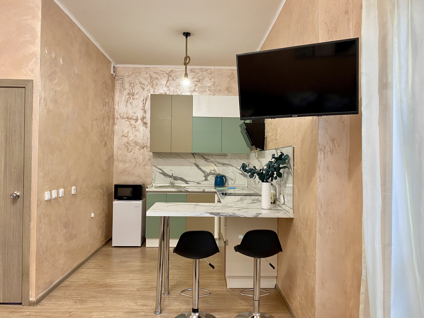 Квартира на 25 этаже с красивым видом на город