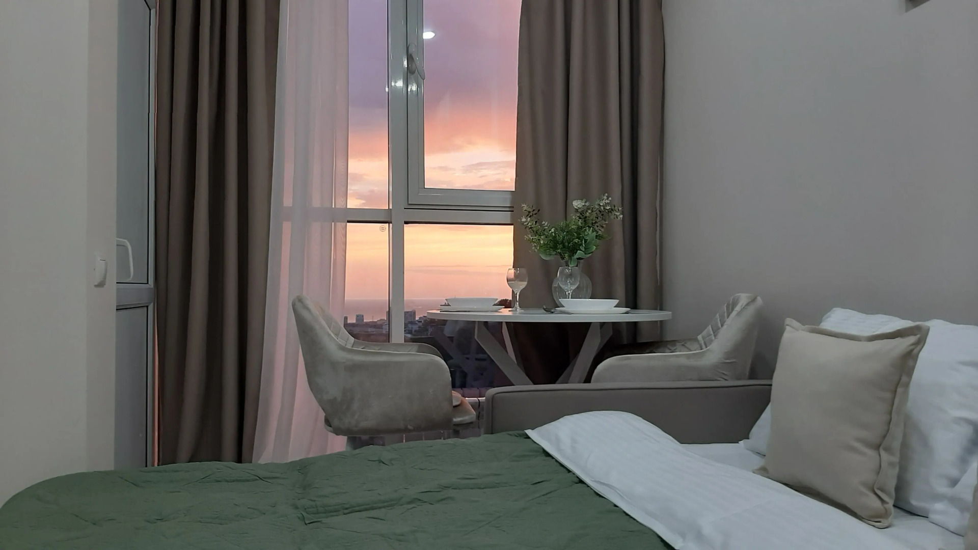 Апартаменты Студия в Сочи парке с видом на море