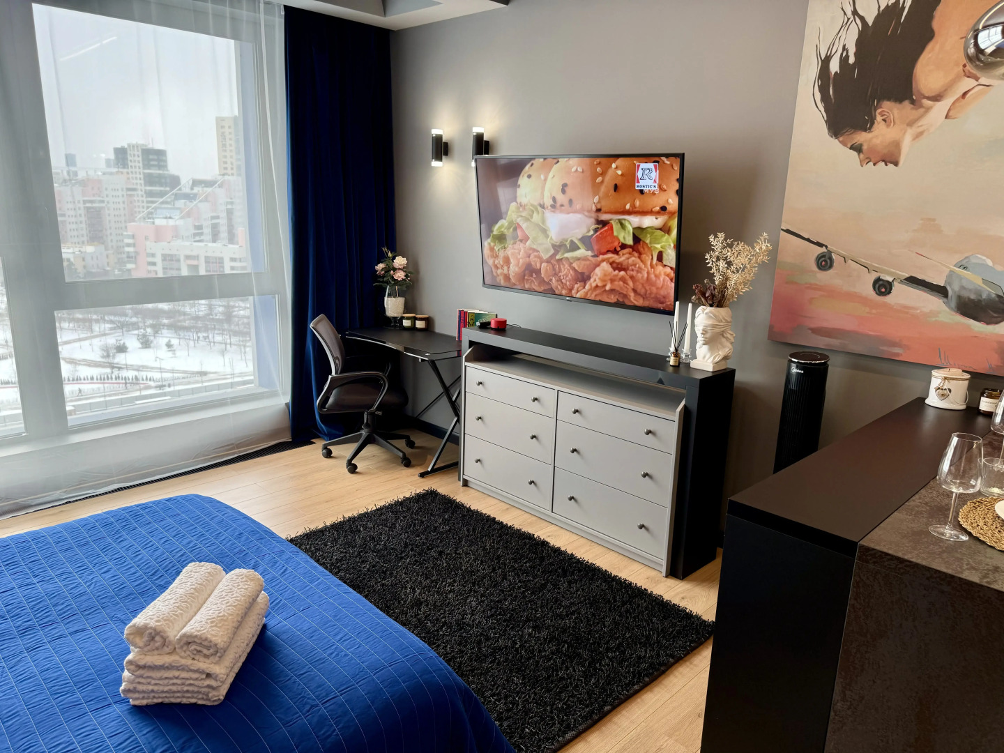 Апартаменты в центре Москвы с шикарным видом