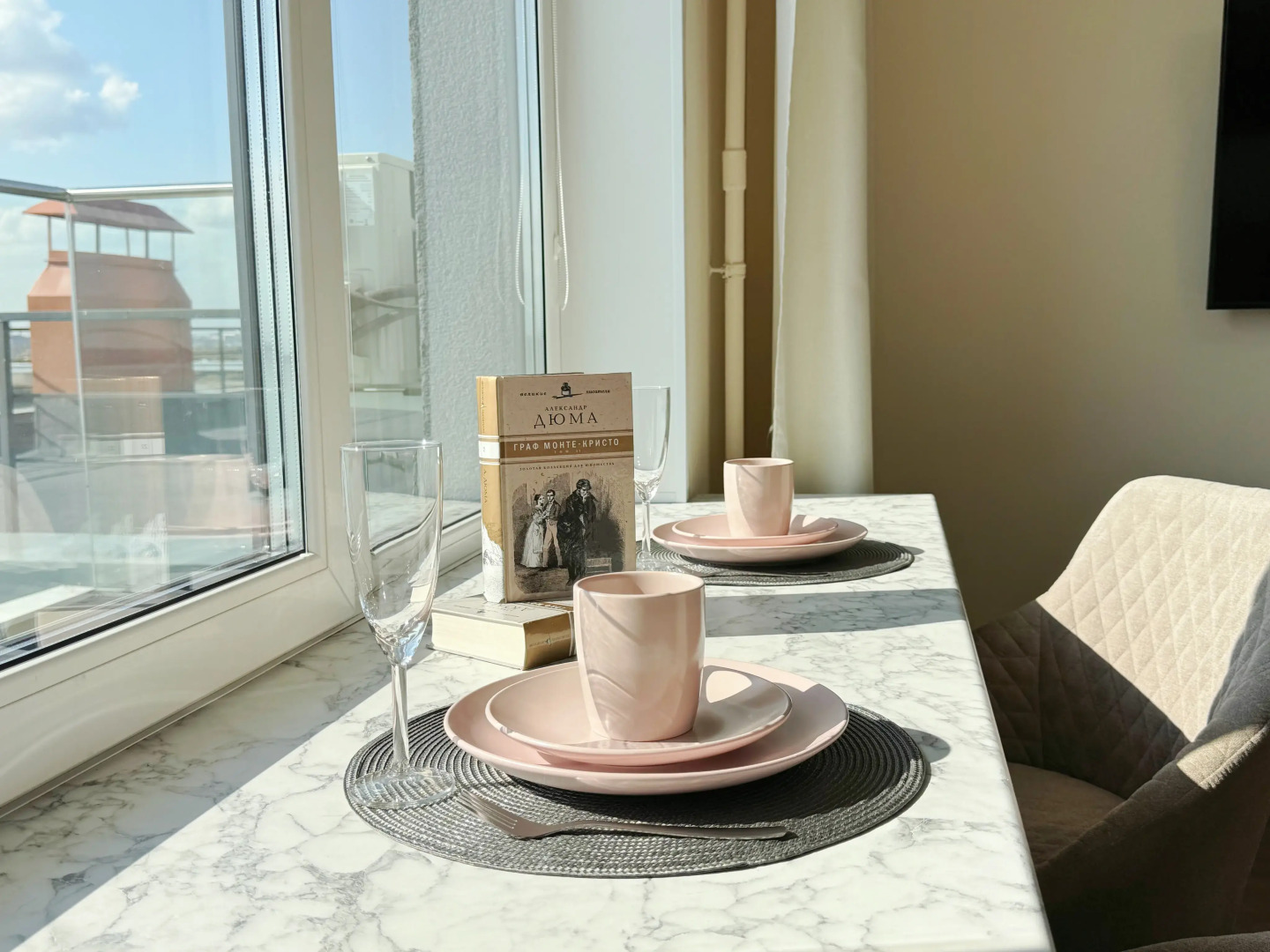 Апартаменты с Террасой и Видом на реку на Михайловской набережной