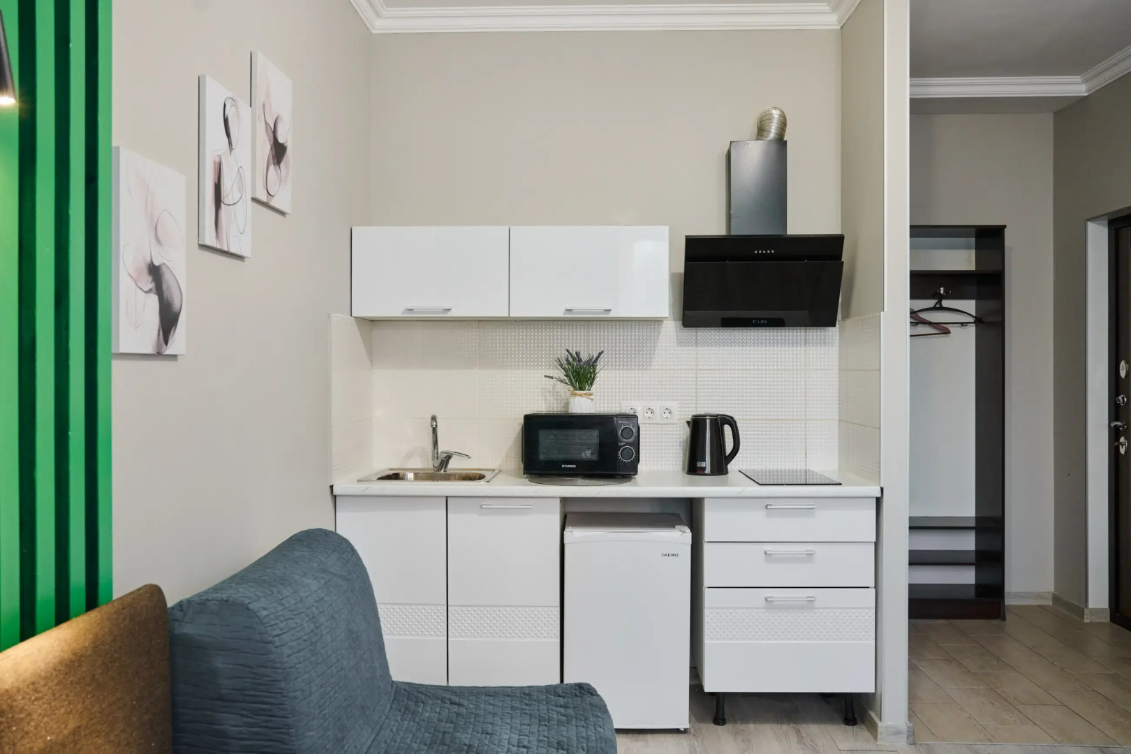 Апартаменты 219 2 на улице Александры Монаховой 6